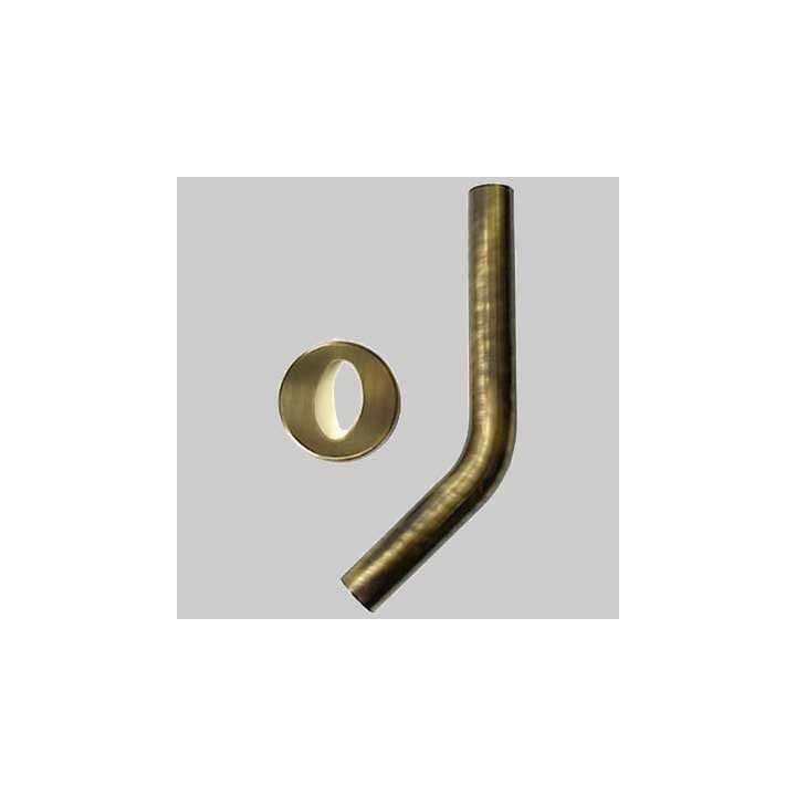 TUBO A 45° PER CASSETTA ALTA BRONZATO - Ø 30