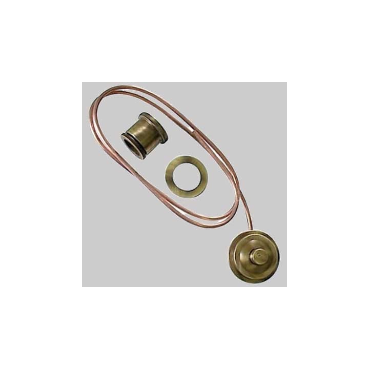 RACCORDO CON PULSANTE BRONZATO - -