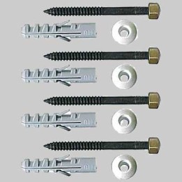 KIT FISSAGGI VASO/BIDET BRONZATI - 6 x 80