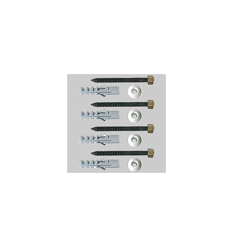 KIT FISSAGGI VASO/BIDET BRONZATI - 6 x 80