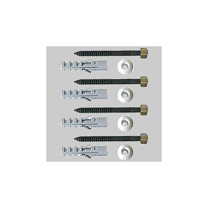 KIT FISSAGGI VASO/BIDET BRONZATI - 6 x 80