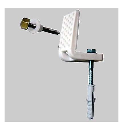 KIT FISSAGGI VASO/BIDET LATERALE BRONZATI - foro laterale