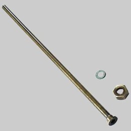 TUBO LISCIO PER MONOCOMANDO CON CALOTTA BRONZATO - cm 40 con dado 1/2