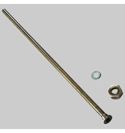 TUBO LISCIO PER MONOCOMANDO CON CALOTTA BRONZATO - cm 40 con dado 1/2