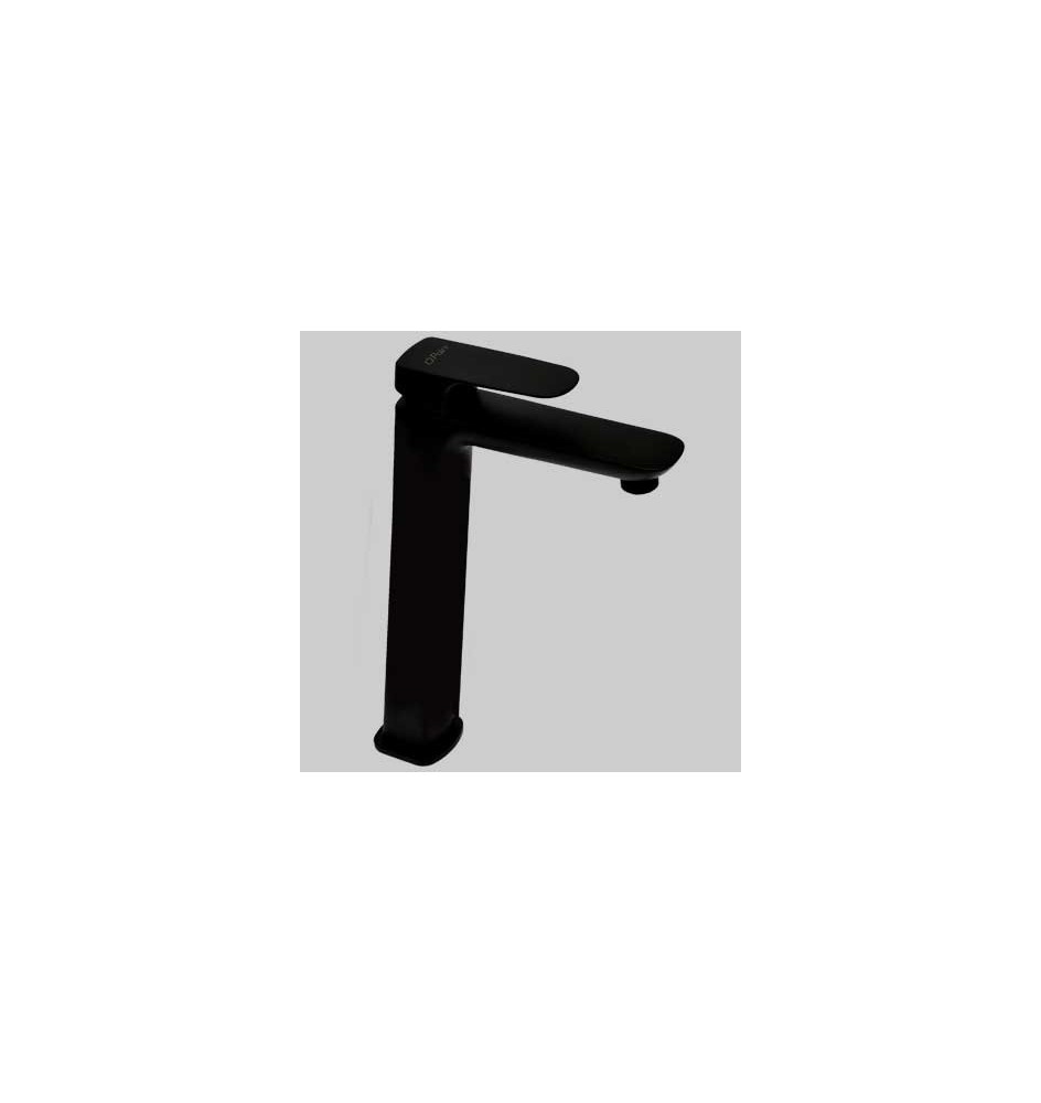 MONOCOMANDO LAVABO ALTO NOVE - Nero senza scarico