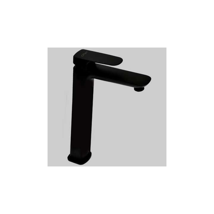 MONOCOMANDO LAVABO ALTO NOVE - Nero senza scarico