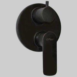 MONOCOMANDO DOCCIA INCASSO CON DEVIATORE NOVE - Nero
