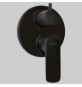 MONOCOMANDO DOCCIA INCASSO CON DEVIATORE NOVE - Nero