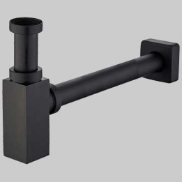 SIFONE ARREDO QUADRO NERO - 1" 1/4 x 32