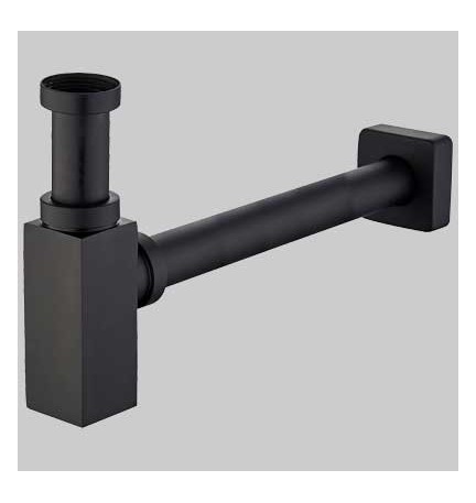 SIFONE ARREDO QUADRO NERO - 1" 1/4 x 32