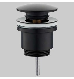 PILETTA CLICK CLACK TONDA NERA - 1" 1/4