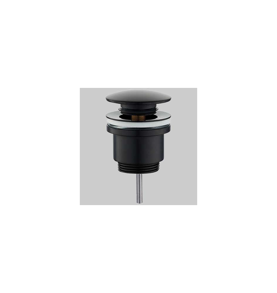 PILETTA CLICK CLACK TONDA NERA - 1" 1/4