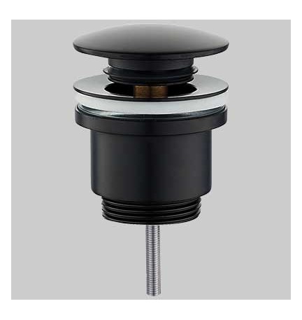 PILETTA CLICK CLACK TONDA NERA - 1" 1/4