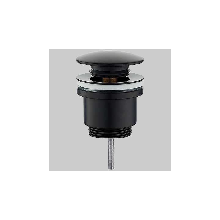 PILETTA CLICK CLACK TONDA NERA - 1" 1/4