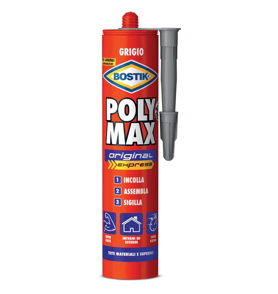 BOSTIK POLYMAX ORIGINAL 425 G GRIGIO CARTUCCIA