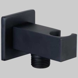 PRESA ACQUA QUADRA CON SUPPORTO NERO - 1/2- 1/2