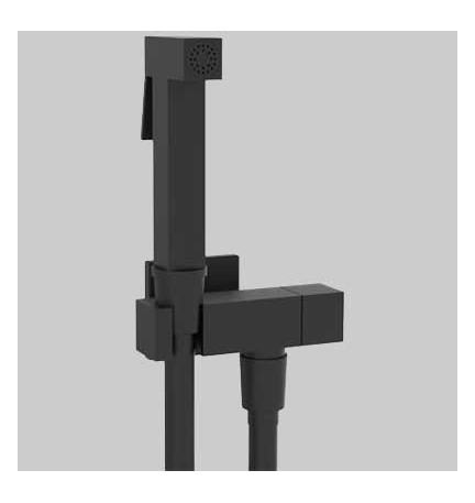 IDROGETTO NEPTUNE QUADRO - Nero Opaco
