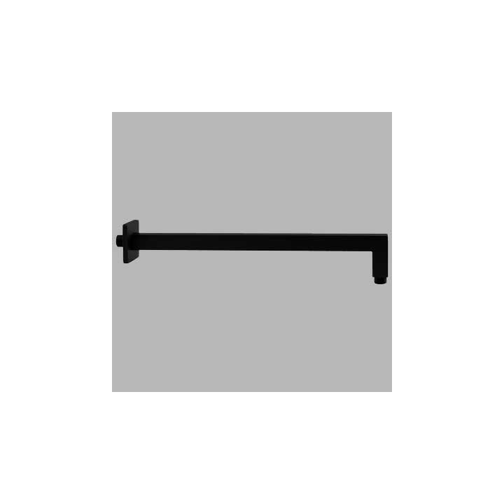 BRACCIO DOCCIA SQUARE QUADRO NERO - cm 30