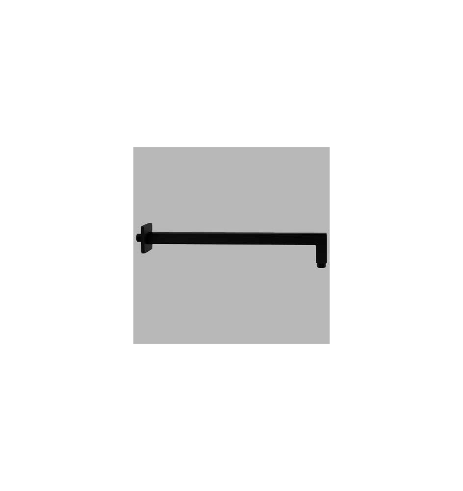 BRACCIO DOCCIA SQUARE QUADRO NERO - cm 35