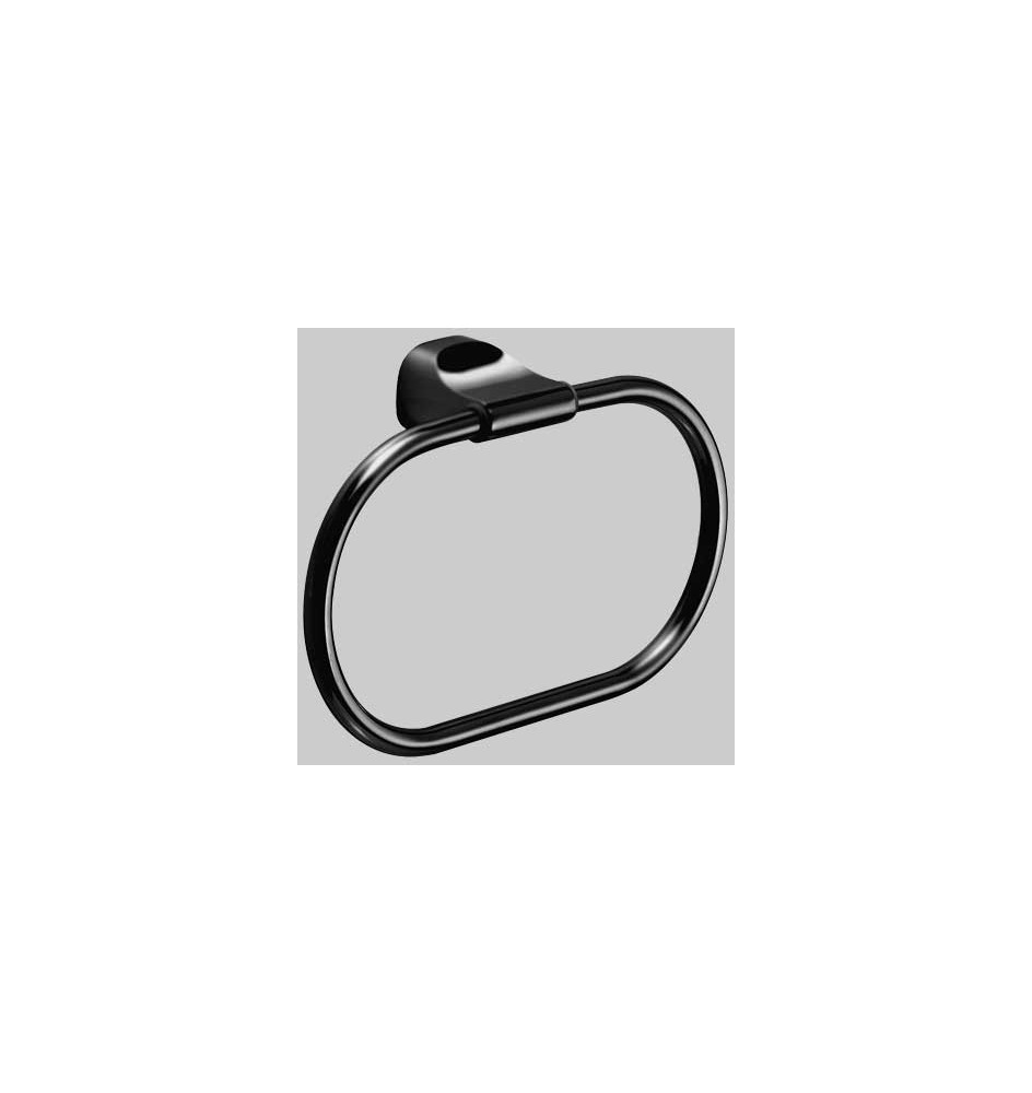 PORTA SALVIETTA AD ANELLO STELVIO - Nero