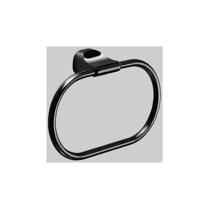 PORTA SALVIETTA AD ANELLO STELVIO - Nero