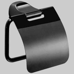 PORTA ROTOLO CHIUSO STELVIO - Nero