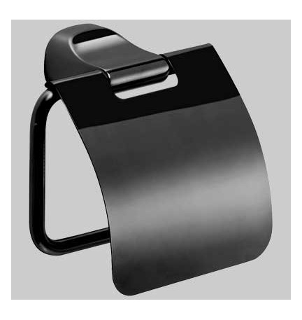PORTA ROTOLO CHIUSO STELVIO - Nero