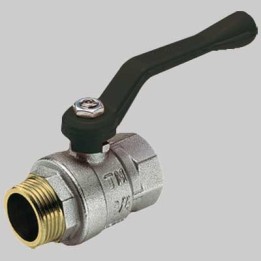 VALVOLE A SFERA PASSAGGIO TOTALE M-F LEVA ALLUMINIO - 3/8 PN 50