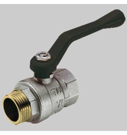 VALVOLE A SFERA PASSAGGIO TOTALE M-F LEVA ALLUMINIO - 1/2 PN 50