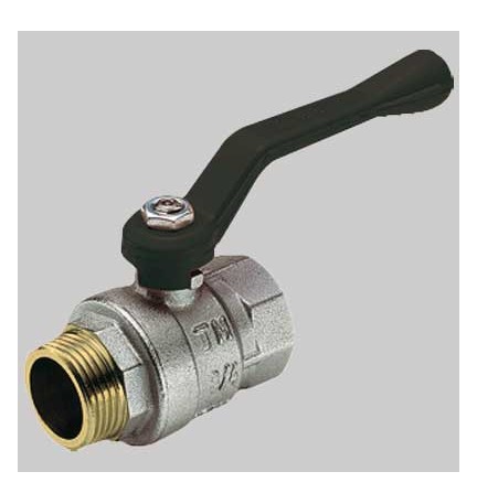 VALVOLE A SFERA PASSAGGIO TOTALE M-F LEVA ALLUMINIO - 3/4 PN 40