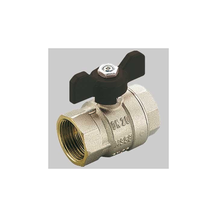 VALVOLE A SFERA PASSAGGIO TOTALE F-F FARFALLA ALLUMINIO - 1/2 PN 50