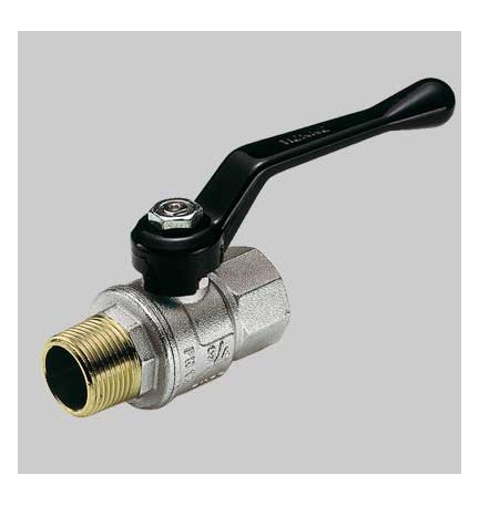 VALVOLE A SFERA PASSAGGIO TOTALE M-F LEVA ALLUMINIO MOD. TORNADO - 1" 1/2 DN 40 PN 25