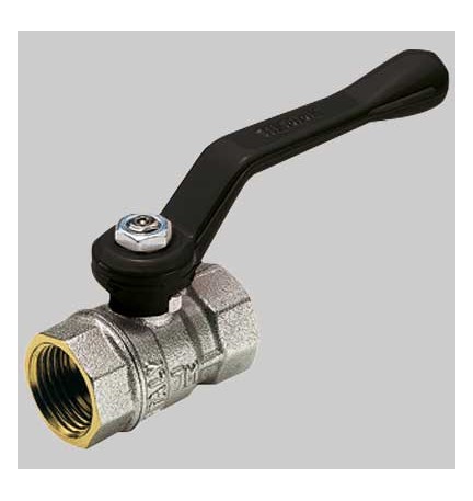VALVOLA A SFERA PASSAGGIO STANDARD F-F LEVA ALLUMINIO - 1"1/2 PN 25