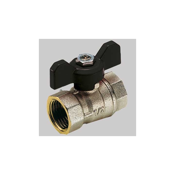 VALVOLA A SFERA PASSAGGIO STANDARD F-F A FARFALLA - 1/2 PN 30
