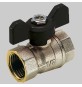 VALVOLA A SFERA PASSAGGIO STANDARD F-F A FARFALLA - 3/4 PN 30