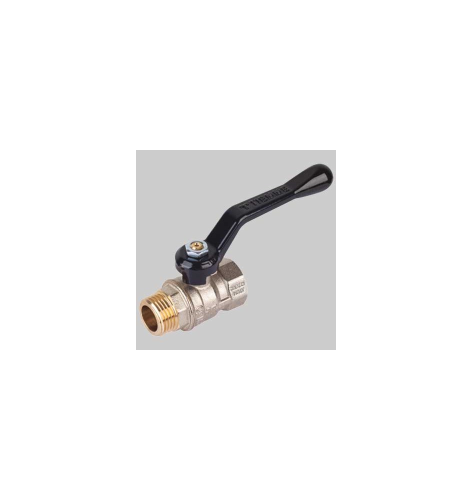 VALVOLA A SFERA PASSAGGIO STANDARD M-F LEVA ALLUMINIO - 1/2 PN 30