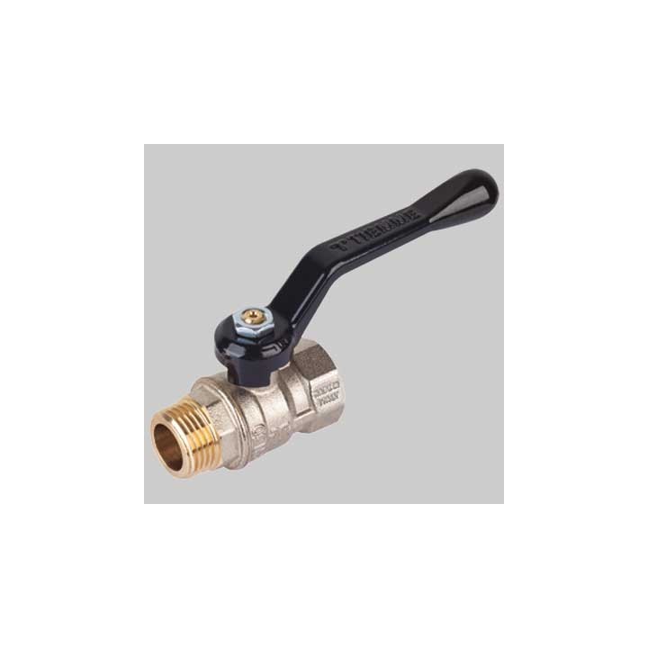 VALVOLA A SFERA PASSAGGIO STANDARD M-F LEVA ALLUMINIO - 1/2 PN 30