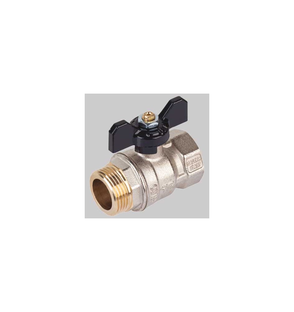 VALVOLA A SFERA PASSAGGIO STANDARD M-F FARFALLA ALLUMINIO - 1" PN 30