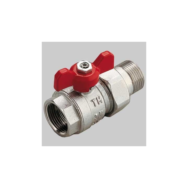 VALVOLE A SFERA PASSAGGIO TOTALE F CON BOCCHETTONE A FARFALLA - 1" DN 25 PN 40