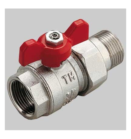 VALVOLE A SFERA PASSAGGIO TOTALE F CON BOCCHETTONE A FARFALLA - 1"1/4 DN 32 PN 30
