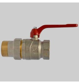 VALVOLA A SFERA PASSAGGIO TOTALE FEMMINA CON BOCCHETTONE LEVA - 1" DN 25 PN 40