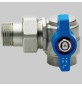 VALVOLA A SQUADRA PER COLLETTORI CON PRESA FRONTALE SX - 1"1/4