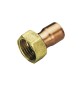 RACCORDO DIRITTO IN RAME A SALDARE CON GIRELLO 1" x 22