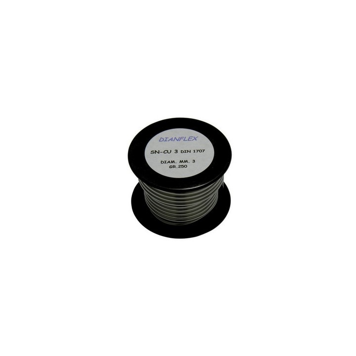 LEGA SALDANTE STAGNO RAME IN ROTOLO L-Sn Cu 3 - DIN 1707 gr. 250