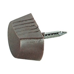 REGGIPIANO C/CHIODO FISSO PLASTICA BIANCO**