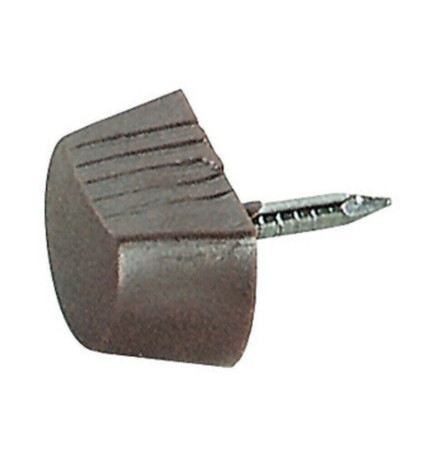 REGGIPIANO C/CHIODO FISSO PLASTICA BIANCO**