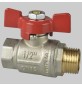 VALVOLA A SFERA M/F A PASSAGGIO TOTALE C/FARFALLA IN ALLUMINIO - 1/2 PN 50