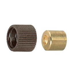 REGGIPIANO OTTONE C/GOMMA D 12 MM BIANCO**
