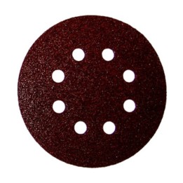 DISCO ABRASIVO VELCRO 8 FORI D 125 MM GRANA 60