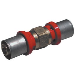 RACCORDO PRESS DIRITTO DOPPIO PER MULTISTRATO 63 x 40